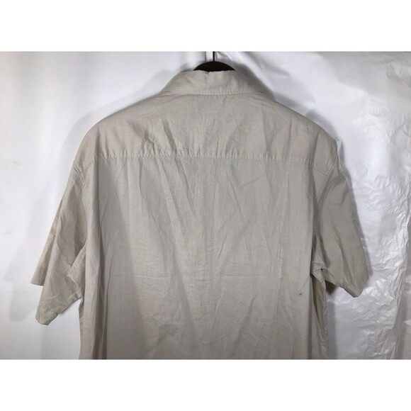 Columbia mens Tan Button Down Utility Lite Novelty large - Picture 7 of 7